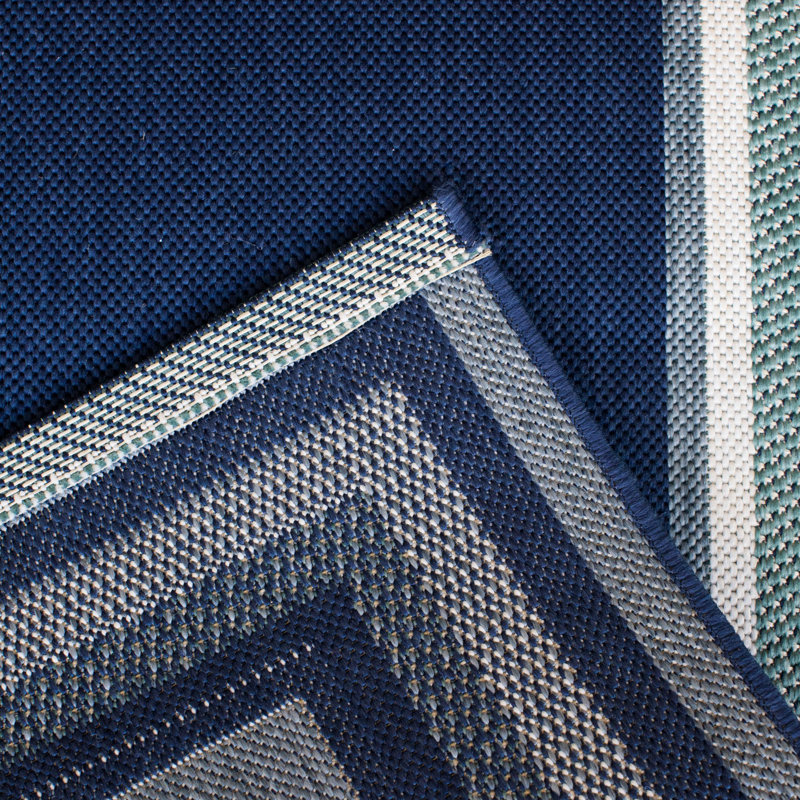 Highland Dunes Gonsalves Navy Blue Indoor/Outdoor Area Rug & Reviews